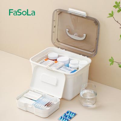 China FaSoLa Medicine Box Home S/L Medicine Storage Box Medicine Box Family Baby Medical Full Set for sale