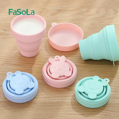 China FaSoLa Travel Folding Silicone Cup Modern Classic Style Eco Friendly Material for sale