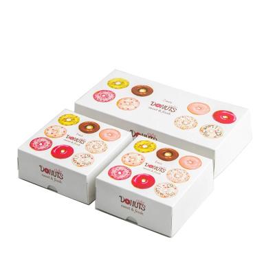 China Materials Qianheng Custom Box Recycled Automatic Bread Donut Box Dessert Roll Baking Packing Box for sale