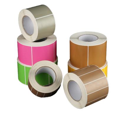 China Thermal Printer Paper Waterproof Color Tear-Resistant Label For Wire And Cable Maker Sticker Label for sale