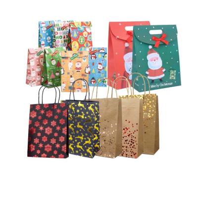 China Mini Clothes Christmas Party Pink Recyclable White Luxury Gift Paper Bag Boutique Shopping Qianheng Custom Paper Bag With Ribbon Handle for sale