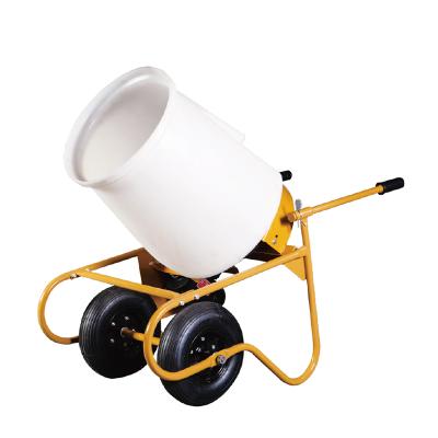 China Clean Easy Never Rust Easy Clean Portable Concrete Mixer LDPE Drum Concrete Mixers Small Concrete Mixer Induction Motor Machine for sale