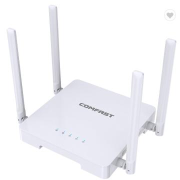 China Good Quality COMFAST 4 Joint LAN 1 WAN 300Mbps 802.11N WiFi Internet Wireless Router for Office School and Home Use for sale