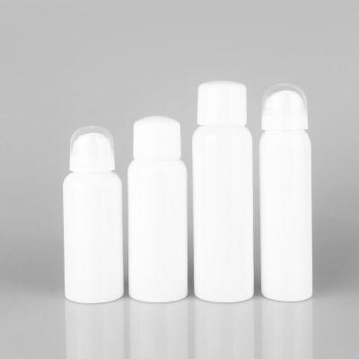 China BEAUTY PACKAGING Yuyao Factory White Spray Bottle PET For Cosmetic Packages for sale