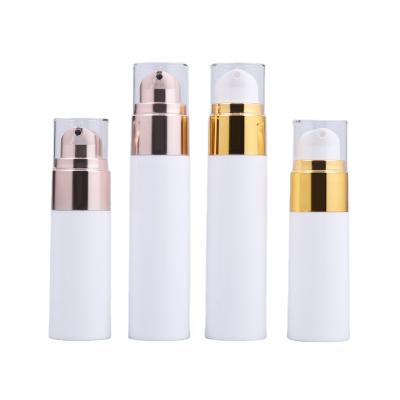 China Hot Selling Plastic Cosmetic 30ml 50ml Semi-Protected Airless Bottle for sale