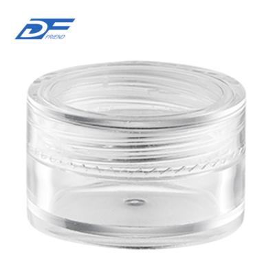 China Clear 15g Cosmetic Plastic Jars Empty Plastic Jar 20g Cream Jar for sale