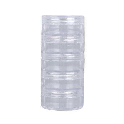 China Non double spill jar, 5g, 10g, 30g, cream jar plastic and glass for sale