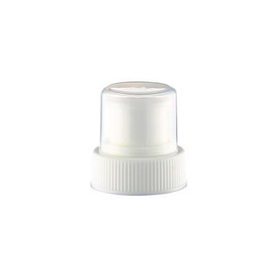 China Non Spill High Quality Practical White Plastic Pull Push Cap for sale