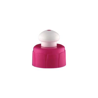 China Non Spill High Quality Practical Red Plastic Pull Push Cap for sale