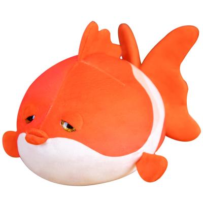 China Hot Selling Soft and Cute Goldfish Stuffed Toys Cuddly Toy Cuddly Fish Children Gift 35cm Soft Plush Toy High Quality for sale