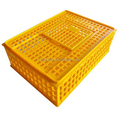 China 2022 OUCHEN Farms Hot Selling Chicken Transport Cage Crates Plastic Poultry Transport Box for sale