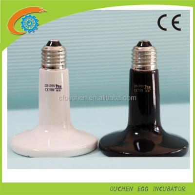 China Ceramic ouchen 250W Heat Emitter Ceramic Lamp Infrared Pet Reptile Heater Sale for sale