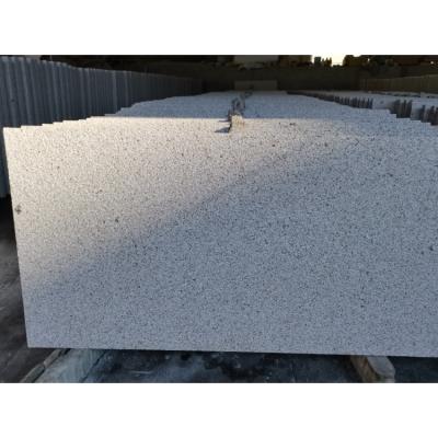 China Modern Light Color Sandblasted Tile Porcelain Slab Cream Granite for sale