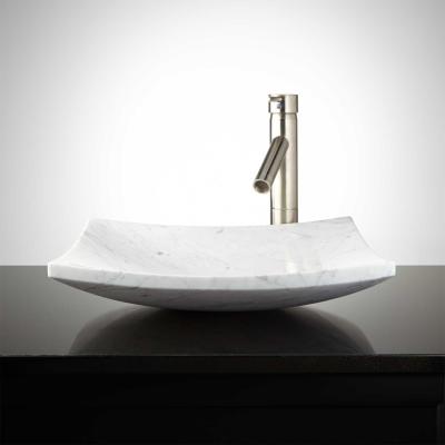 China soft & 2022 New Arrival Smooth Marble Basin Modern Bathroom Vanity Sink Stone Wash Basin for sale