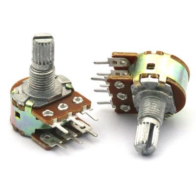 China WH148 Double Potentiometer B50K B503 50K Handle Length 20mm WH148 for sale