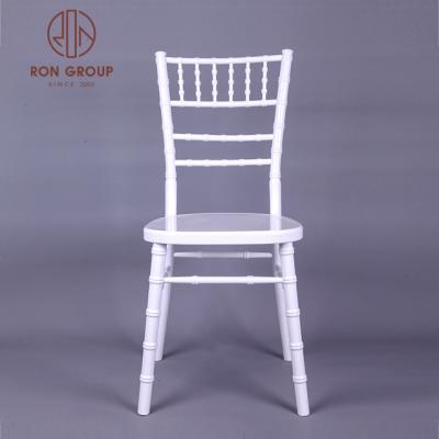 China Hot Sale Modern Banquet Wedding Solid Wood White Chairs for sale