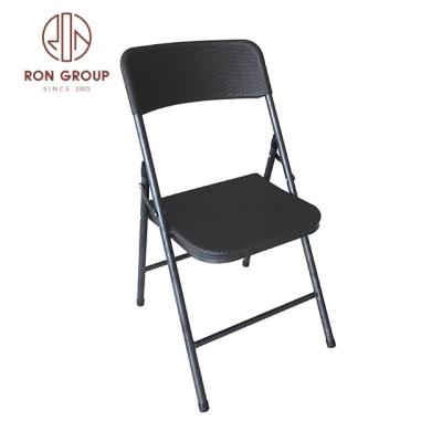 China Modern High Quality Outdoor Wedding Party Plastic Folding Dining Chair for sale