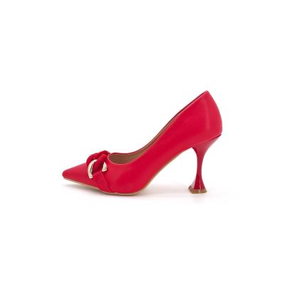 China 2021 Anti-slippery Formal Shoes Women High Heels Fashion New Arrivals Toe Stiletto Heels On Line Sharp Pumps Red Pumps for sale