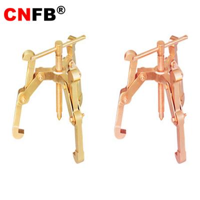 China Spark Proof Non Sparking Beryllium 3 Shank Aluminum Bronze Gear Puller For Bearing Remove for sale