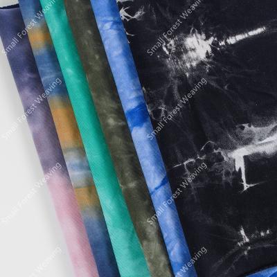 China Factory Price Shrink-Resistant Soft Breathable Knit 100% Cotton Tie Dye Fabric For Clothes for sale