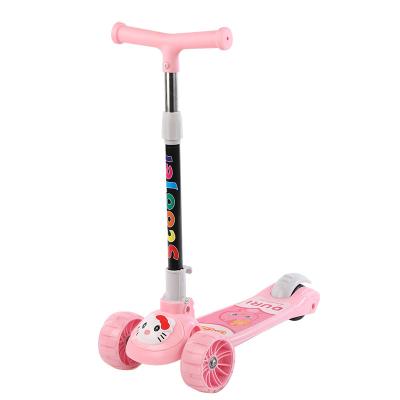 China Child 3 in 1 Kids Knee Kick Scooter with Basket and Seat for sale