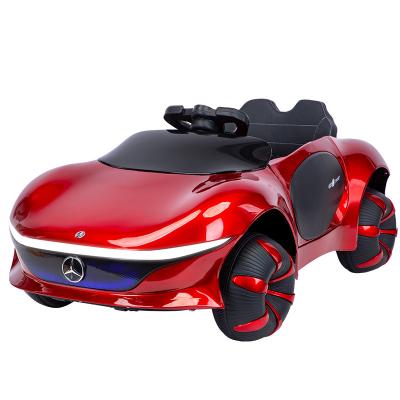 China Ride On Toy Red Paint Baking Remote Cars For Kids Electric Child Control Children Ride On Car Outdoor Toys Four Wheel Ride On Car for sale