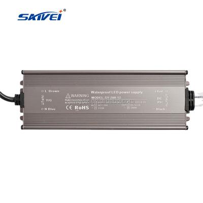 China Factory Waterproof Outdoor Ip67 Constant Current 12V 100W For Led Driver Changeover Power Supply 12v 100w For Led Strip Power 210*44*33mm for sale