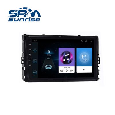 China Support Split-screen display for 2018 universal vw volkswagen gps car android 11 video system gps auto radio wifi mp5 electronics wholesale for sale