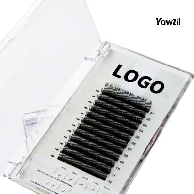 China Crisscross YAWZIL OEM Sell Well Russian Volume Eyelash Strips Loose Group Cheap Eyelash Extensions Wholesale for sale