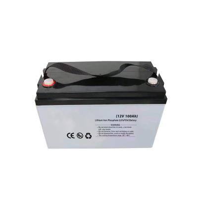 China Rechargeable Equipment 12V 100Ah Lifepo4 Battery Pack For Golf Cart With BMS for sale