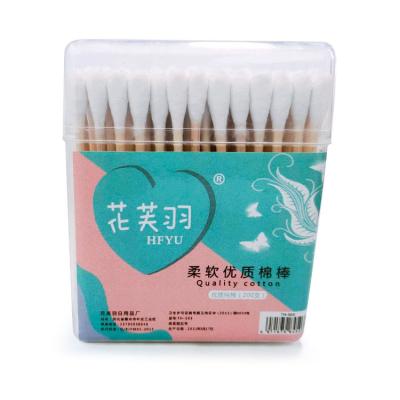 China New Arrival Double Head Swab Stick Daily Cleansing Tattoo Swabs Cotton Tips Cosmetic Cotton Swab Custom Made for sale