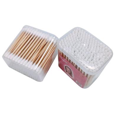 China Cotton Buds Daily Cleaning Reusable Ear Swabs Bamboo Micro Long Medi Nasal Oral Swabs Long Q Tips Large Cotton Swab For Dog for sale