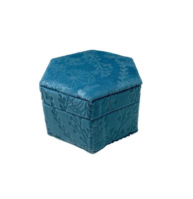 China New Launched Hexagonal Cloth Products Jewelry Box Buy Chinese Products Online for sale