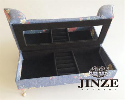 China Handmade Vintage Popular Promotional Earrings Necklace Jewelry Box for sale