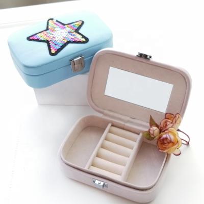 China New Launched Handmade Leather Cosmetic Jewelry Storage Box 285-39 for sale