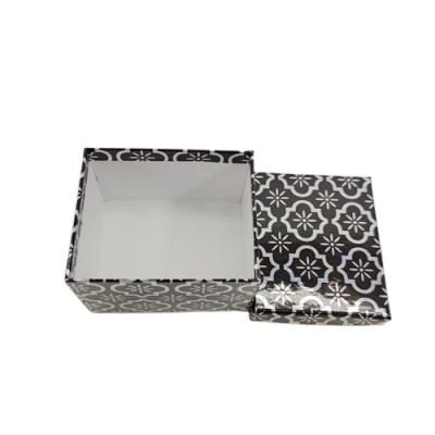 China Recycled Materials Marketing Plan New Product Cosmetic Paper Box Black for sale