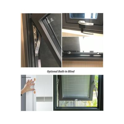 China Aluminum Window Joinery Windproof Awning Window With Excellent Soundproof And Energy Rating for sale