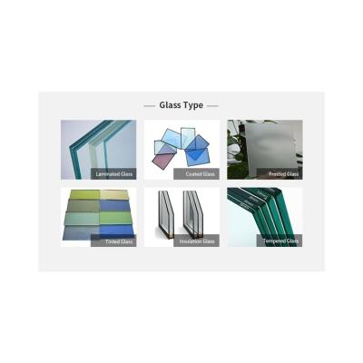 China Windproof Aluminum Thermal Break Window Program Customized Size Double Clear Glass Casement Window Overall Window Solution for sale