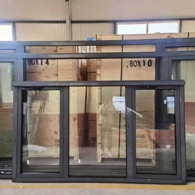 China Australian apartment market high quality aluminum frame casement windows, commercial grade manufacturer casement windows for sale