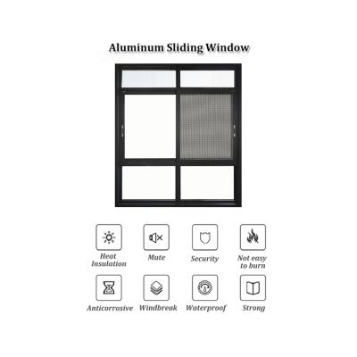 China Contemporary factory selling modern design soundproof and dustproof sliding doors aluminum alloy windows and for sale