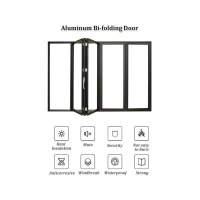 China Factory Supplier Waterproof New Product Cheap Custom Aluminum Balcony Folding Door for sale