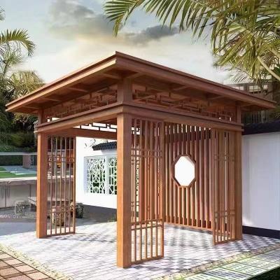 China Contemporary Customized Modern Outdoor Aluminum Pergola Gazebo For Garden With High Quality for sale