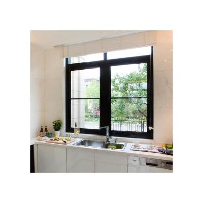 China High Quality Aluminum Material Hieat Insulation Design Windows New 108 Aluminum Panel Double Swing Windows for sale