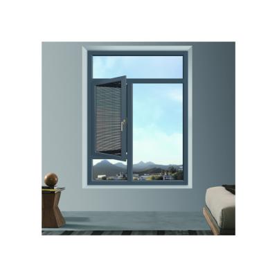 China Hieat Insulation 80 Series Customizable Designed Aluminum Casement Window Castment Window for sale