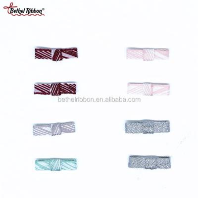 China Luster Colorful small mini ribbon bow for women's underwear decoration for sale