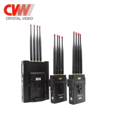 China multiple camera and long distance wireless video CVW transmitter and receiver kit BEAMLINK-DUO 500m / 1500 ft all IP architecture BEAMLINK-DUO for sale