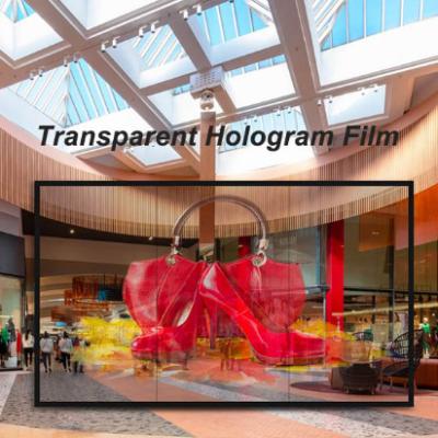 China Indoor Panel Hologram Film Transparent Ultra-thin Ultra-clear Led Film Display for Indoor 6mm Transparent Led Video Wall SDK 1-3 Years for sale