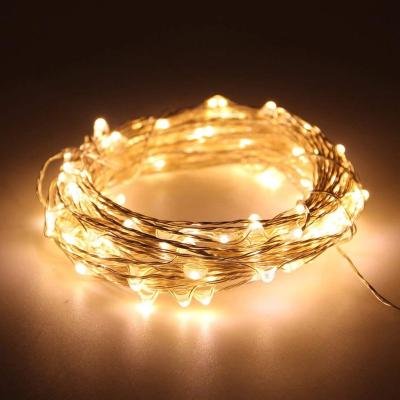 China Decoration 12M Led Solar String Lightchain Christmas Tree Lights Outdoor Decorative Light Holiday Outdoor Lighting for sale