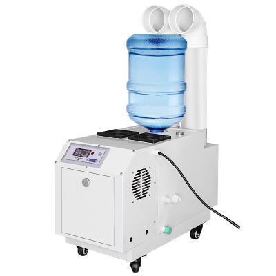 China 21KG/H Mobile Industrial Large Grade Mist Maker Atomizer Factory Workshop Air Ultrasonic Humidifier Fogger for sale