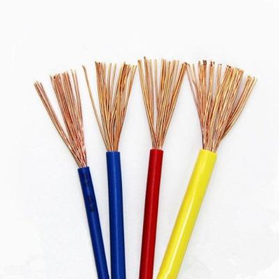 China Underground Electrical Chamber Wiring Electrical Copper Wire 2.5 4 6 10 mm2 PVC Building Wire Stranded Te koop